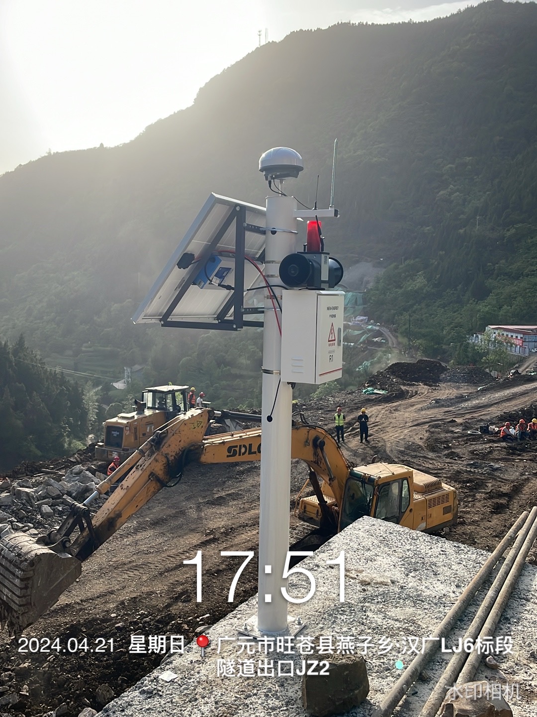 广元市汉广高速LJ6标段边坡