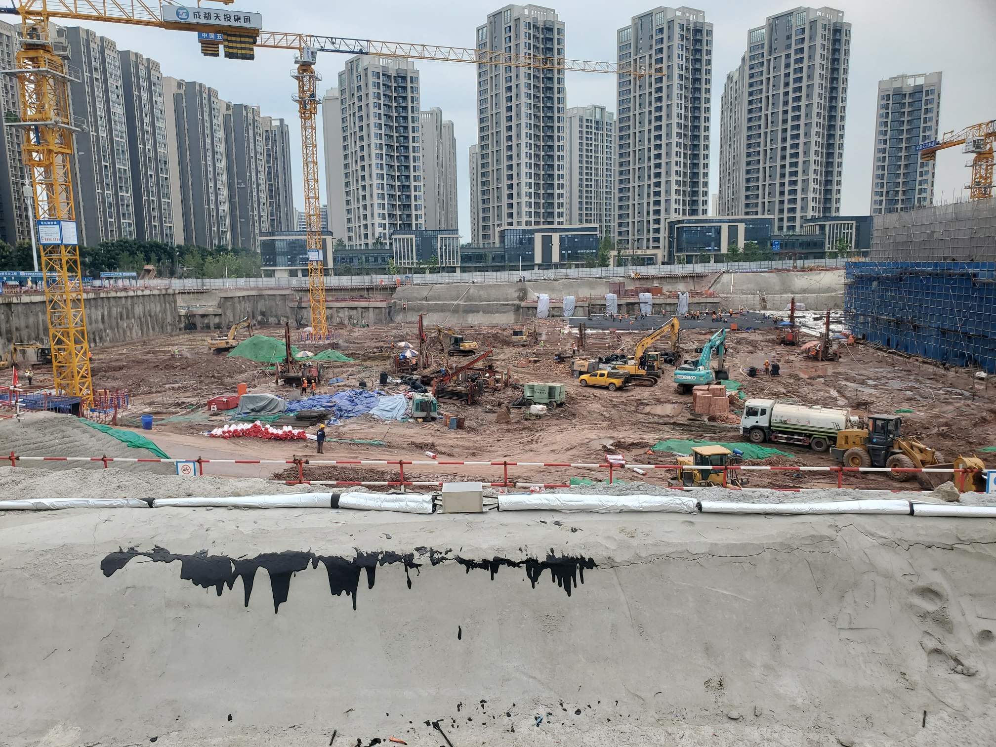 成都天府新人民医院迁建项目基坑监测