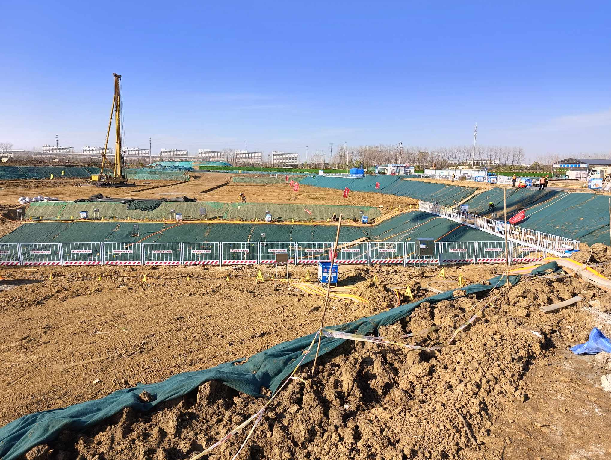 淮河入海水道二期（淮安市境内）河道工程施工基坑监测