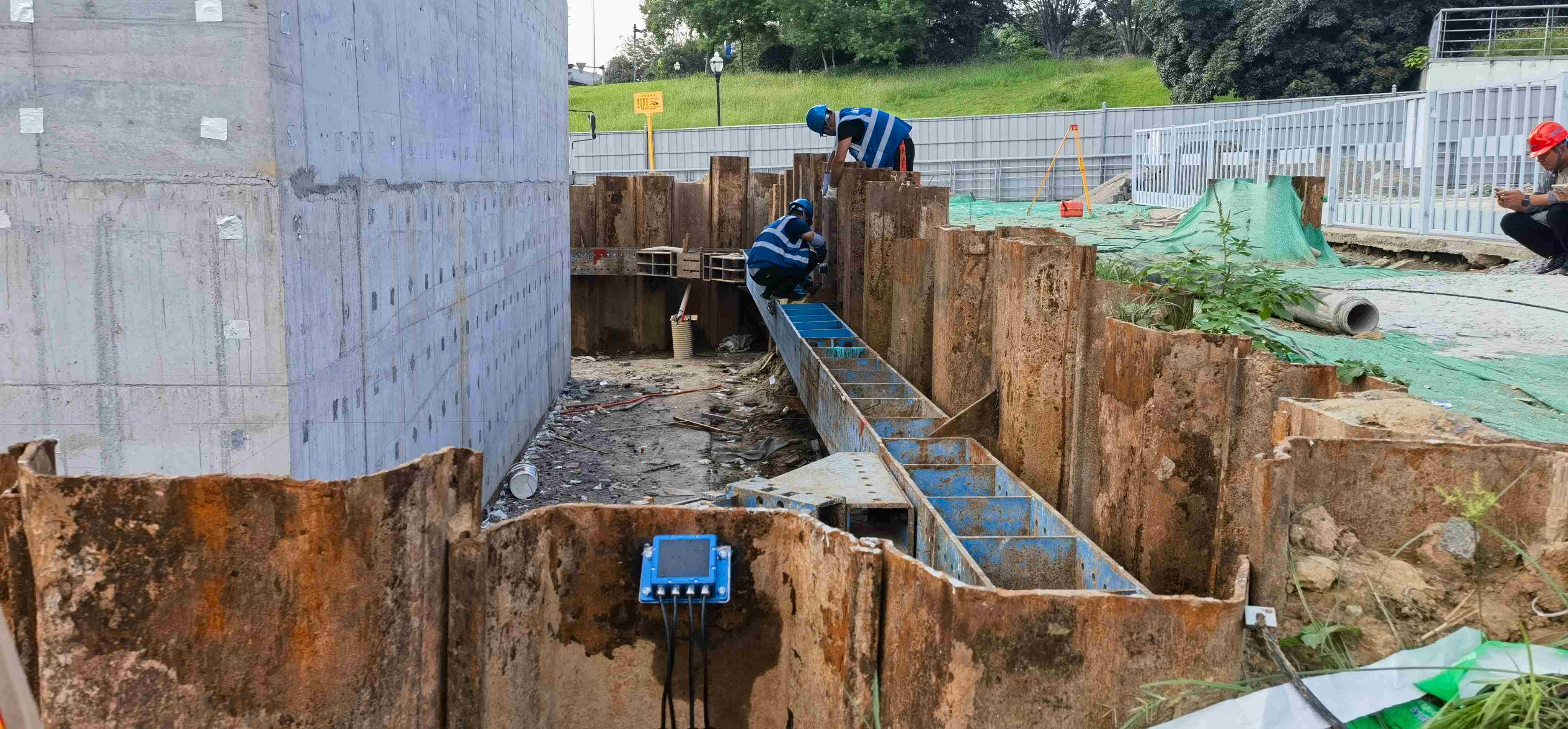 安徽某泵站沉井基坑监测