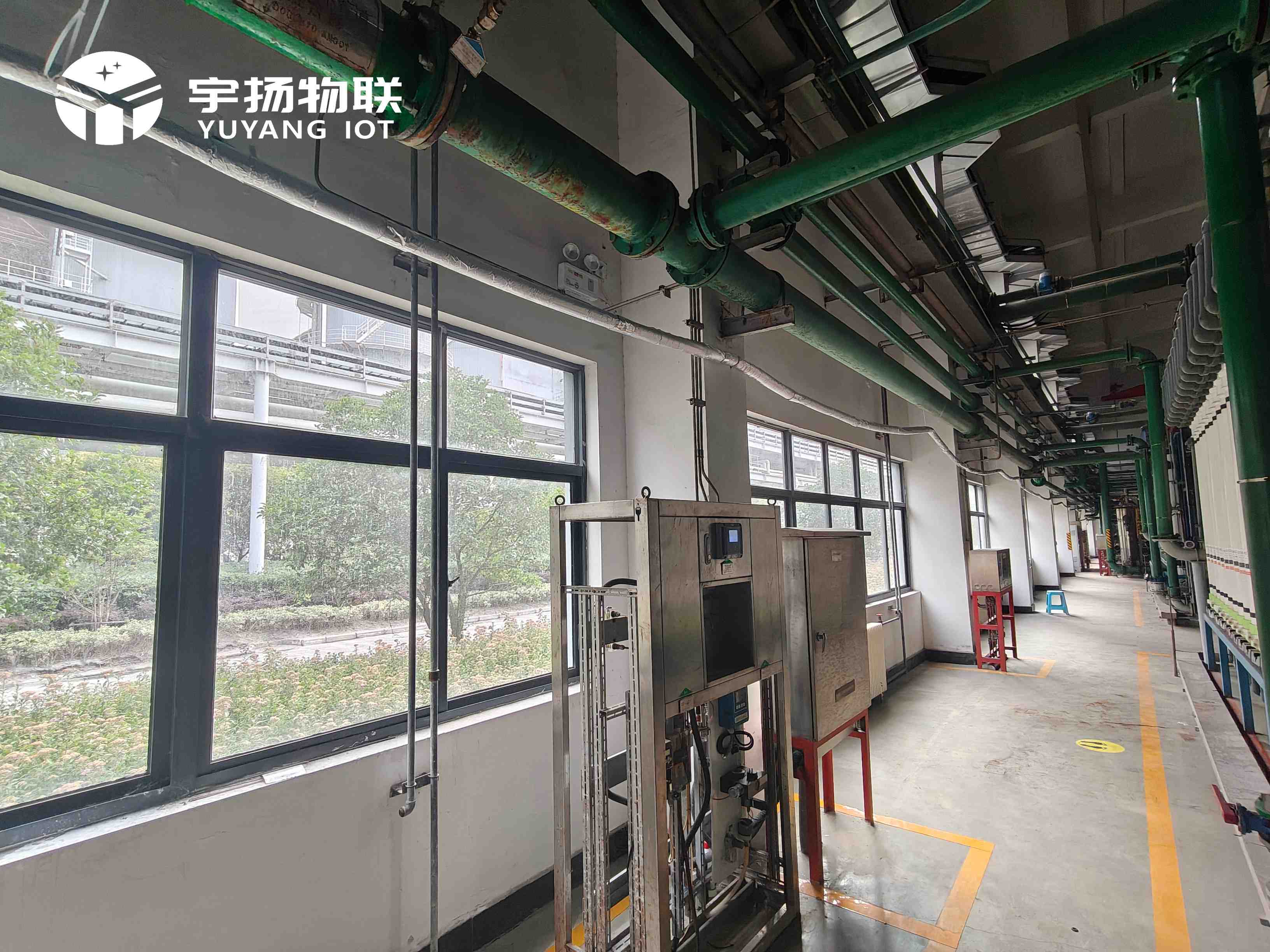 淮北申能电厂化学车间罐体墙体安全监测