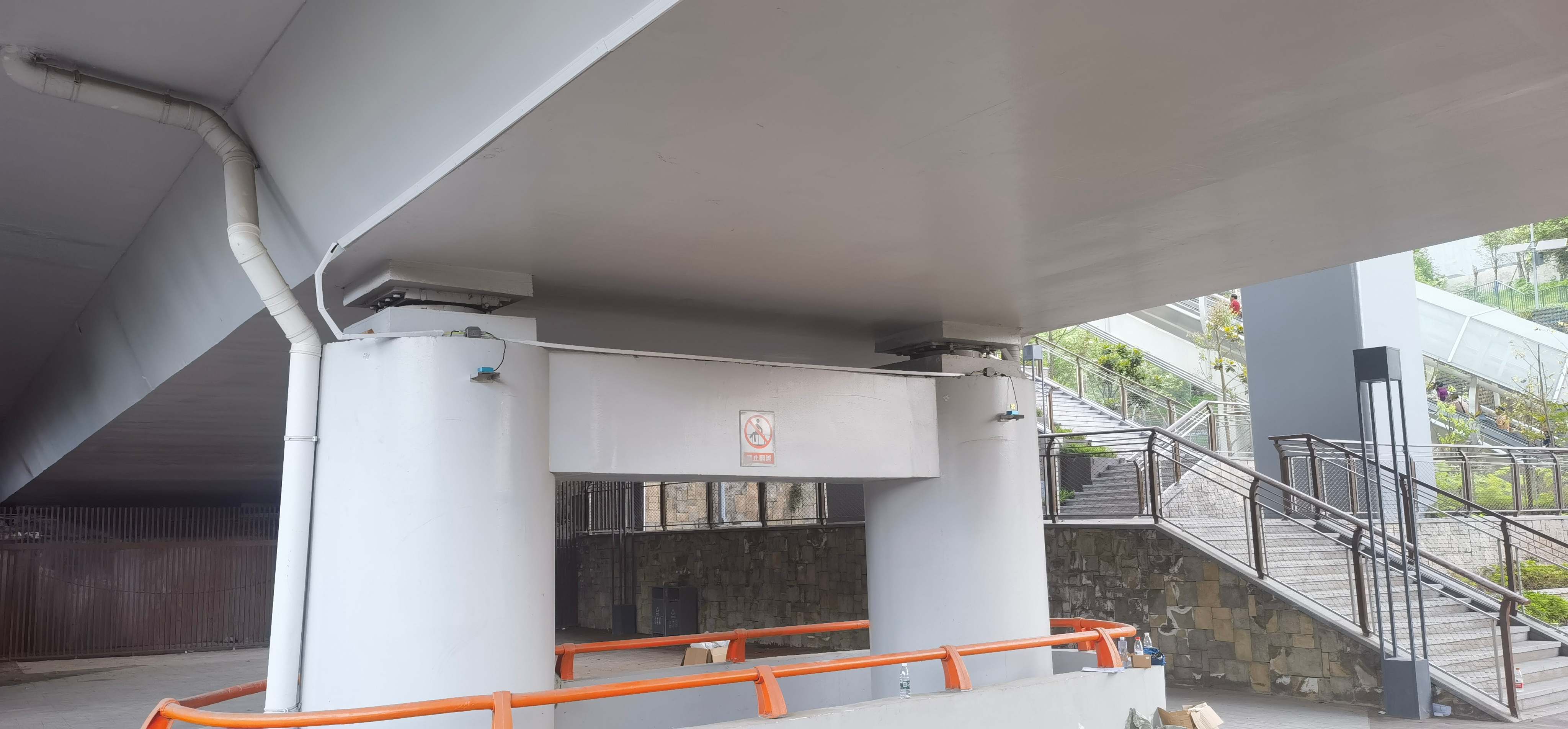 重庆中航湖广项目轨道交通6号线北引桥监测